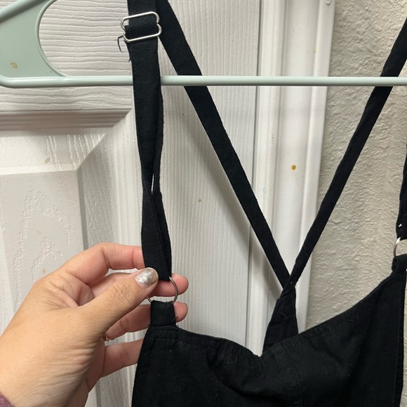 Black Overall shorts - Picture 4 of 6